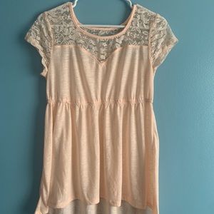 Lace Babydoll Top